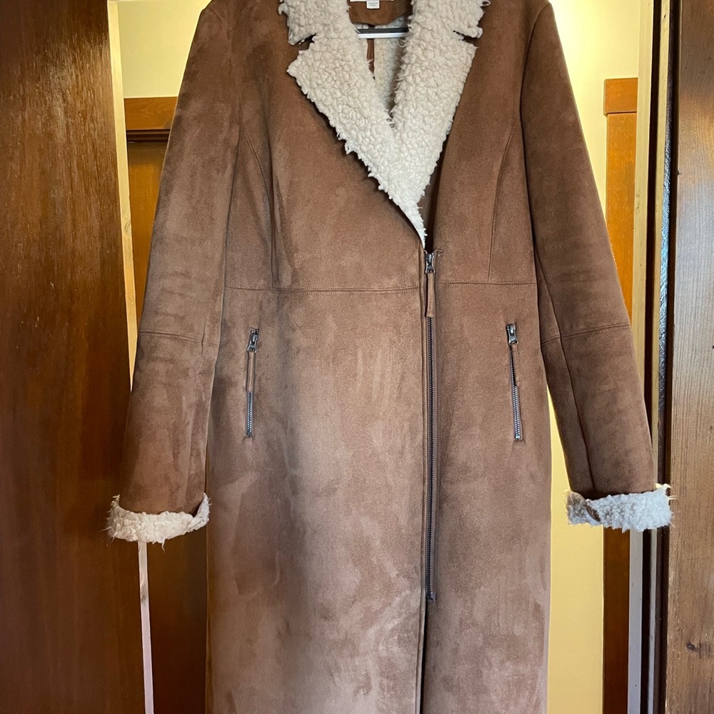 Boden Faux Shearling-Lined Women's Coat
